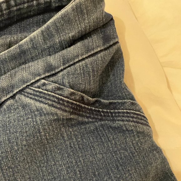 Westbound Woman Pull On Blue Denim Capri Size 22W - Picture 3 of 12